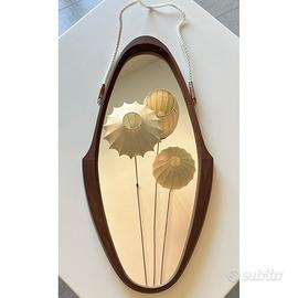 Specchio teak vintage