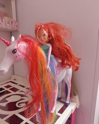 per natale Winx con cavallo 