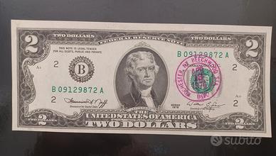 banconota USA 2 dollari 1976