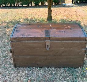 Baule cassa in legno