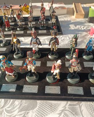 Soldatini della guerra di Napoleone in piombo