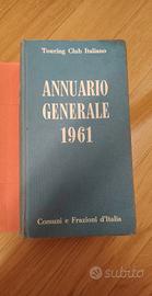 libro annuario generale 1961 comuni e frazioni