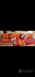 divano futon maison du monde più 2 cuscini
