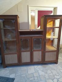 Cristalliera in legno