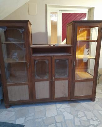 Cristalliera in legno