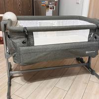 Next to me con materasso, cuscino e lampada