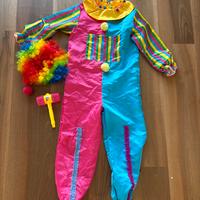 Vestito carnevale pagliaccio bambini