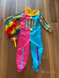 Vestito carnevale pagliaccio bambini