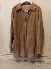 Cappottino di camoscio beige 