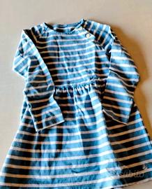 vestito bambina petit bateau in cotone 