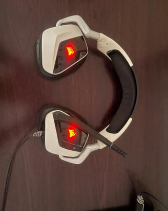 Cuffie gaming Corsair RGB con filo USB