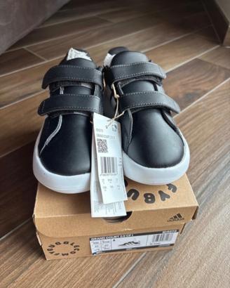 Scarpe bimbo nere Adidas Grand Court 27 Nuove