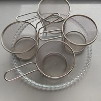 Set 4 cestini per fritti inox Lacor – Ø10 cm