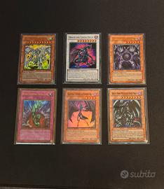 Set 6 carte yu gi oh italiane 1 edizione e limitat