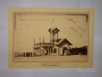 RIPRODUZIONE 01 CART. POSTALE LIVORNO FINE '800