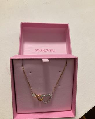 Collana Hyperbola Swarovski , infinito e cuore.