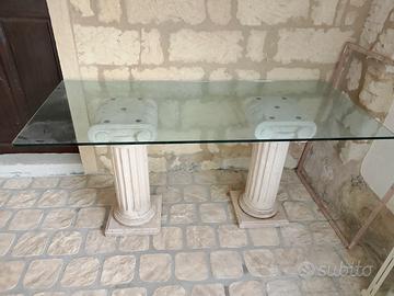 Tavolo in cristallo 