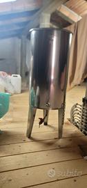 tino 75lt acciaio inox per olio