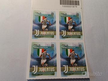 Francobolli Juventus Campione d'Italia 2017/18