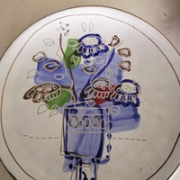 Piatto in ceramica di Bacosi Manlio