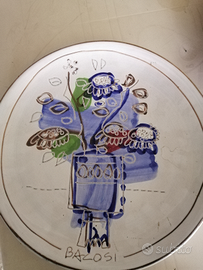 Piatto in ceramica di Bacosi Manlio