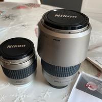 Obiettivi Nikon af 28-80 e 70-300