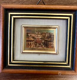 Quadretti 4 opere Vintage Roma