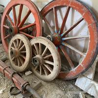 Ruote in legno antiche