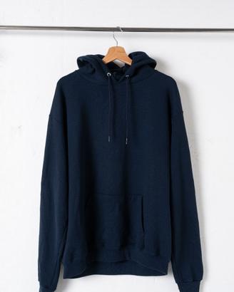 Champion Eco Authentic Hoodie Blu Navy – Taglia L
