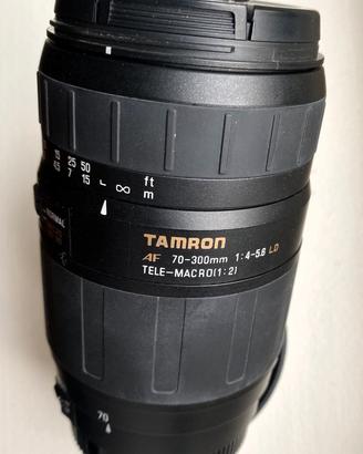 Obiettivo Tamron 70-300mm f/4-5.6 Di LD Macro