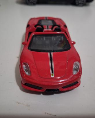 modellino burago 1/43 ferrari scuderia spider 16 m