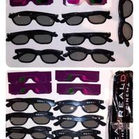 OCCHIALI REAL 3D lotto 11 pz