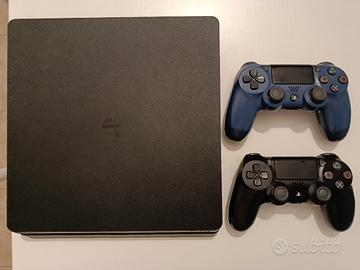 PS4 slim fw:12.50 +2controller+cavi