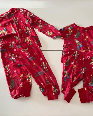 Pigiama natale bimbo simpson