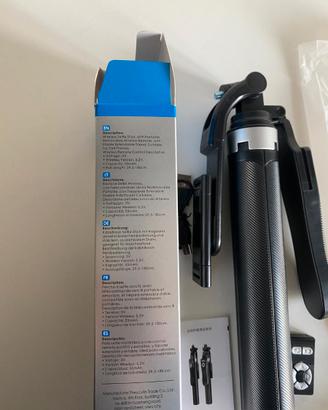 treppiede camera e cellulari remot control 1,8 m