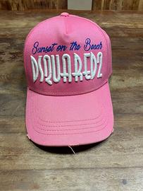Cappello dsquared2 rosa