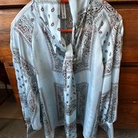 Camicia bandana azzurra Tensione in