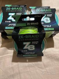 Filo da pesca trecciato Jatsui ZE-BRAID Z8