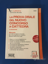 Libro LA PROVA ORALE DEL NUOVO CONCORSO A CATTEDRA