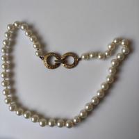 Girocollo Vintage con Perle Sintetiche - lungh. 42