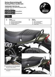 Barra Passeggero Z900rs Hepco & Becker