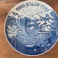 Piatto ceramica Copenaghen 1986