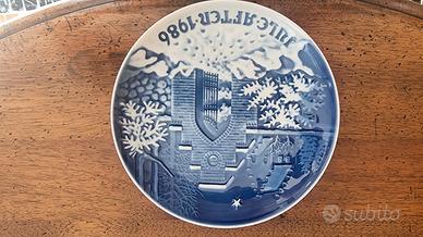 Piatto ceramica Copenaghen 1986