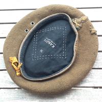 Basco kaki E.I.  Kangol S.Ten. Artiglieria anni'60