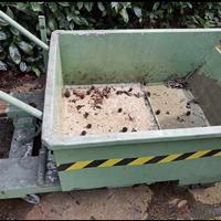 Benna ribaltabile per muletto