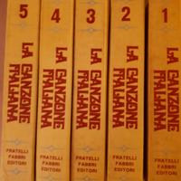 5 cofanetti 45 giri La canzone Italiana