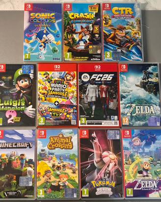 Lotto giochi nintendo switch prezzo in descrizion
