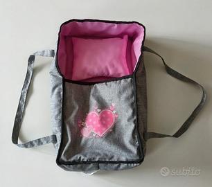 cesta per bambole e passeggino 