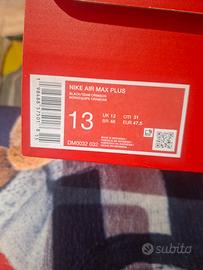 nike tn airmax plus nuove ed originali 