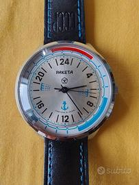 Orologio vintage Raketa Marine CCCP (no russo)